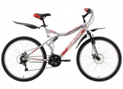 Велосипед Challenger Enduro Lux серебристо-красный 19''