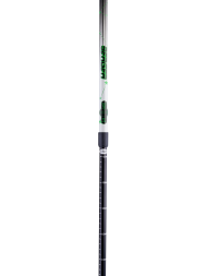 Палки для скандинавской ходьбы Starfall, 77-135 см, 2-секционные, чёрный/белый/ярко-зелёный, фото 2