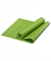 Коврик для йоги FM-101, PVC, 173x61x0,8 см, зеленый, фото 1