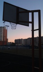 Баскетбольная стойка стационарная уличная с кольцом и антивандальной сеткой, фото 2