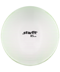 Мяч гимнастический GB-105 85 см, прозрачный, зеленый