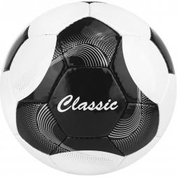 Мяч футб. &quot;Classic&quot; арт.F120615, р.5, 32 панели. PVC, 4 подкл. слоя, ручная сшивка, бело-черный, фото 1