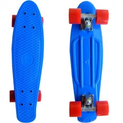 Скейтборд круизер Ecobalance 22&quot; синий пластиковый 