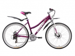 Велосипед Stark'16 Indy Lady Disc фиолетово-розовый 14,5&quot;