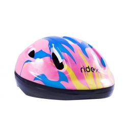 Шлем защитный Fire, синий/розовый, фото 1