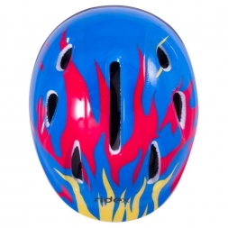 Шлем защитный Fire, красный/синий, фото 2