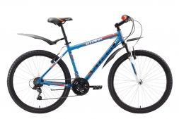 Велосипед Stark'16 Outpost Disc сине-оранжевый 18&quot;
