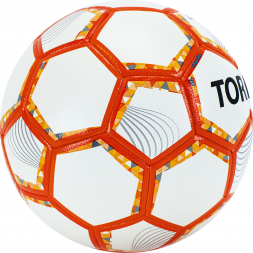 Мяч футб. &quot;TORRES BM 700&quot; арт.F320655, р.5, 32 панели. PU, гибрид. сшив, беж-оранж-сер, фото 2