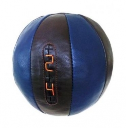 Набивной мяч кожаный медбол для кроссфита диаметр 35 см