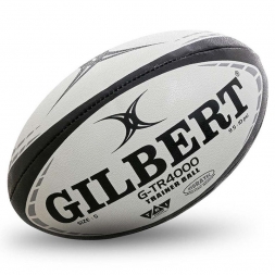 Мяч для регби &quot;GILBERT G-TR4000&quot; арт.42097805, р.5, резина, ручная сшивка, бело-красно-черный