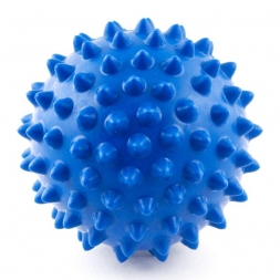 Мяч массажный, диам.10 см, выступы 0,5см, синий