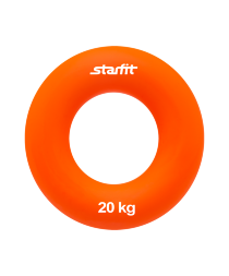 Эспандер кистевой ES-403 &quot;Кольцо&quot;, диаметр 7 см, 20 кг, оранжевый, фото 1