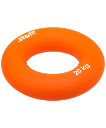 Эспандер кистевой ES-403 &quot;Кольцо&quot;, диаметр 7 см, 20 кг, оранжевый, фото 2