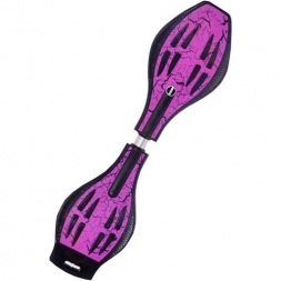 Скейт (роллерсерф, вейвборд) Dragon Board Surf фиолетовый двухколесный 