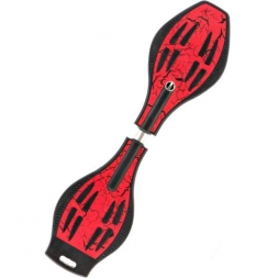 Скейт (роллерсерф, вейвборд) Dragon Board Surf красный двухколесный 