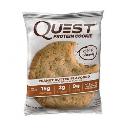 Печенье Quest Cookie Peanut Butter Cookie (12 шт), фото 2