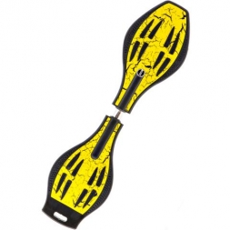 Скейт (роллерсерф, вейвборд) Dragon Board Surf желтый двухколесный 