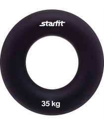 Эспандер кистевой ES-404 &quot;Кольцо&quot;, диаметр 8,8 см, 35 кг, чёрный, фото 1