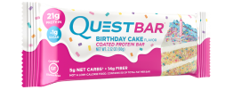 Батончик Quest Nutrition QuestBar Birthday Cake (праздничный торт), 12шт., фото 2
