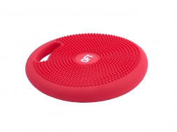 Массажно-балансировочная подушка с ручкой красная, фото 1