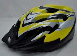 Защитный шлем для роллеров, велосипедистов. Цвет жёлтый. Т-120 G NEW!!!