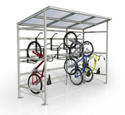 Гараж для вертикального хранения велосипедов Ракета(10 мест), фото 1