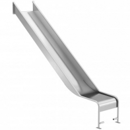 Горка открытая из нержавеющей стали с высотой спуска 1500 мм, цвет нержавеющая сталь – ГПО1500НКГ, фото 1 Горка открытая из нержавеющей стали с высотой спуска 1500 мм, цвет нержавеющая сталь – ГПО1500НКГ, фото 1