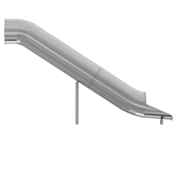 Горка туннельная из нержавеющей стали с высотой спуска 2500 мм, цвет нержавеющая сталь – STP19-2500-765, фото 3 Горка туннельная из нержавеющей стали с высотой спуска 2500 мм, цвет нержавеющая сталь – STP19-2500-765, фото 3